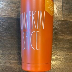 NEW Rae Dunn PUMPKIN SPICE Stainless steel Insulated Tumbler